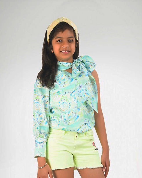 Kaleidoscope Off Shoulder Top